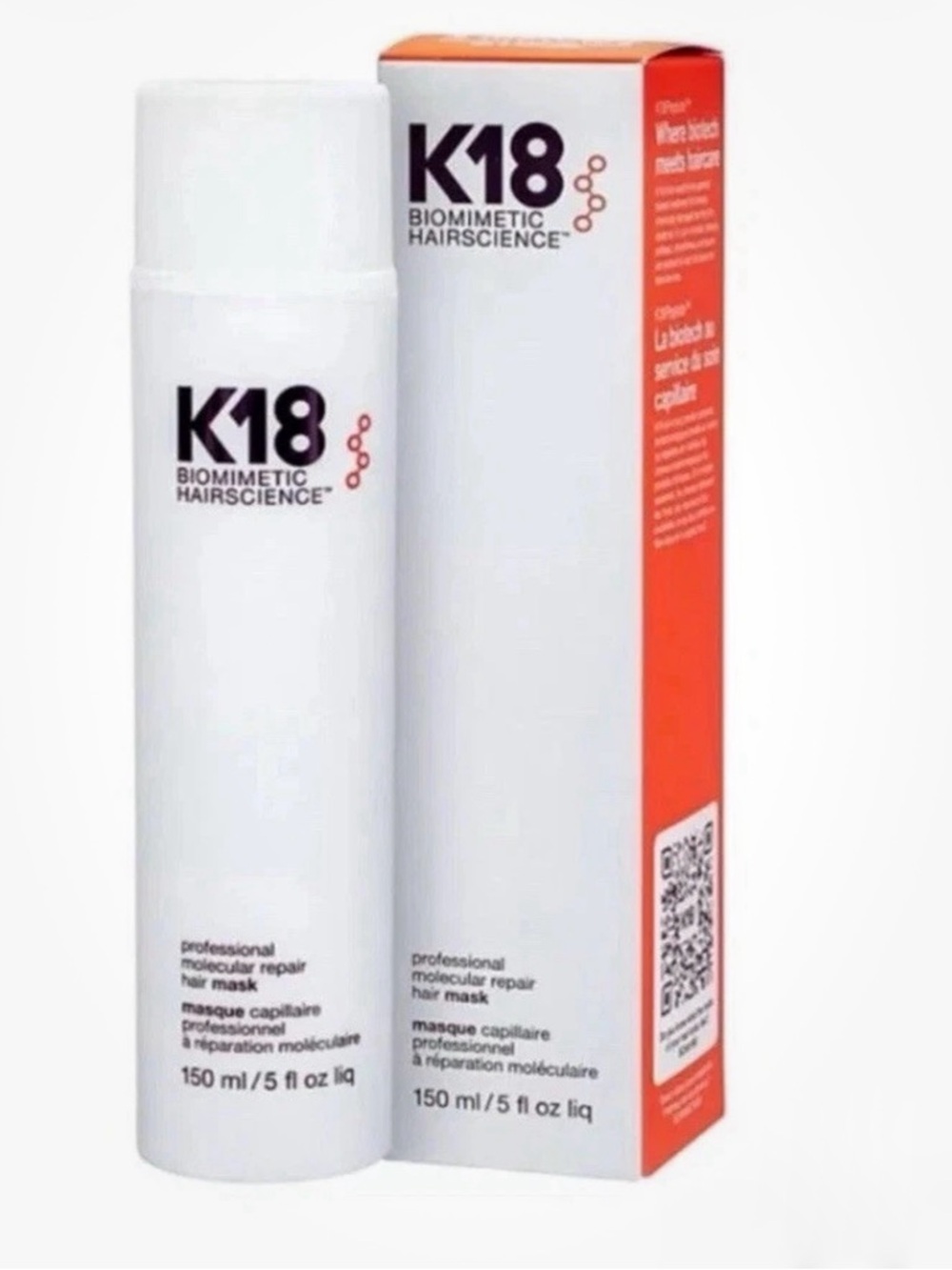 K18 Professional Molecular Repair Hair Mask 5oz.